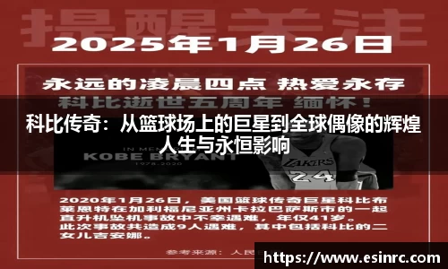 333体育科比传奇：从篮球场上的巨星到全球偶像的辉煌人生与永恒影响